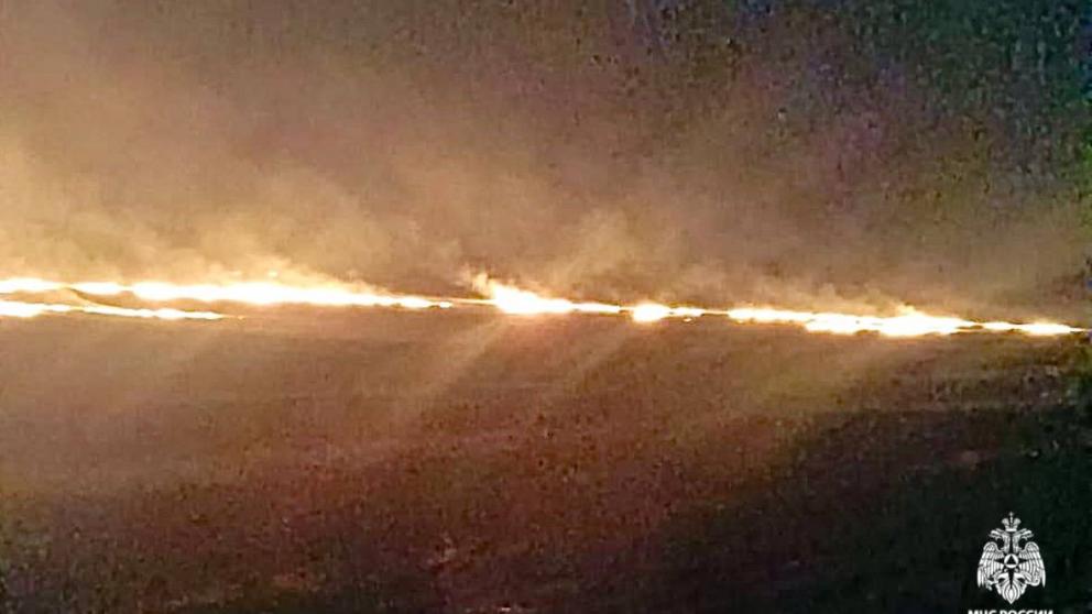 В природном заказнике «Александровский» потушили пожар