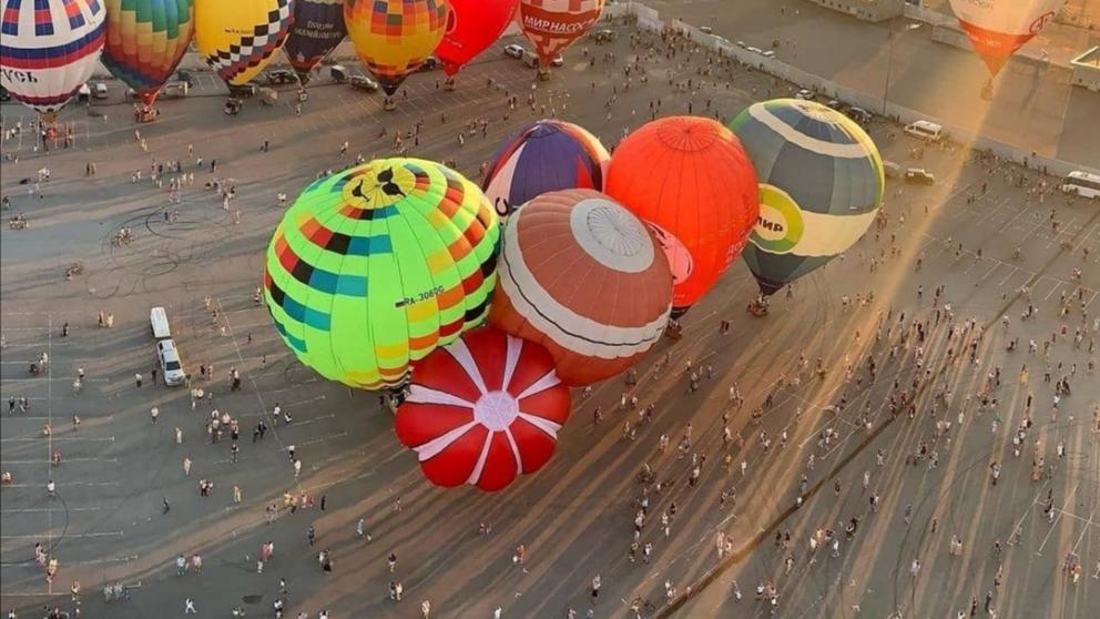 Ессентучане на аэростате поднялись в небо Нижнего Новгорода