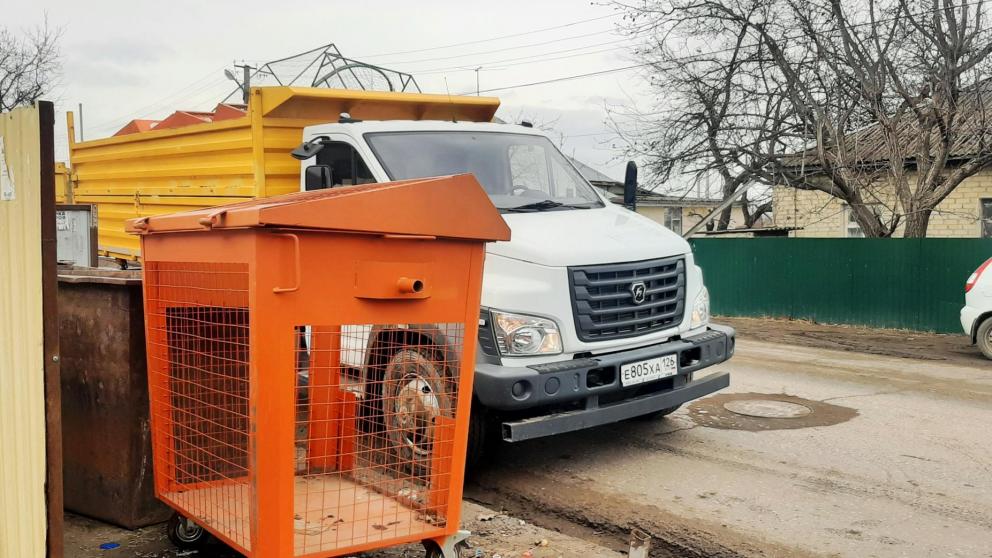 В ставропольской станице Ессентукской установили контейнеры для раздельного сбора отходов