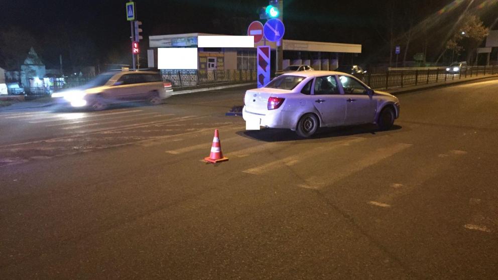 В Пятигорске сбили женщину, переходившую дорогу на красный свет