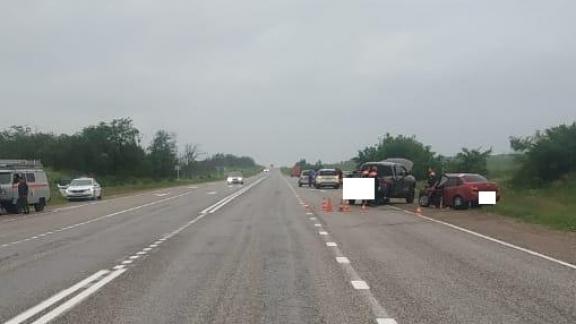 На Ставрополье из-за столкновения автомобилей пострадал ребёнок