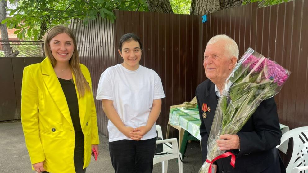 Губернатор Ставрополья поздравил участника Прохоровского сражения