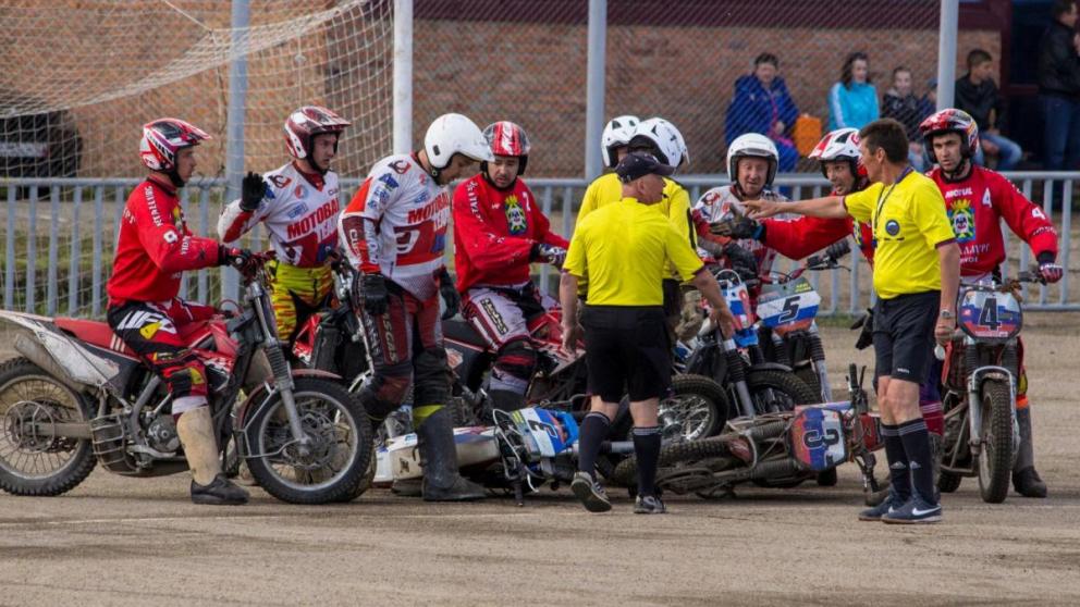 Ипатовские мотоболисты взяли верх над соперниками из станицы Кирпильской