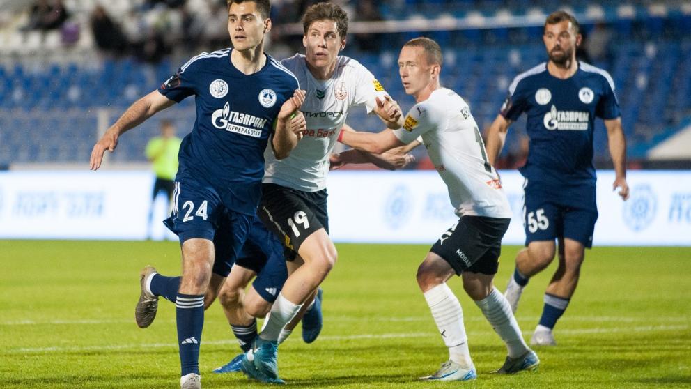 Футболисты пятигорского «Машука-КМВ» отпраздновали успех в Астрахани