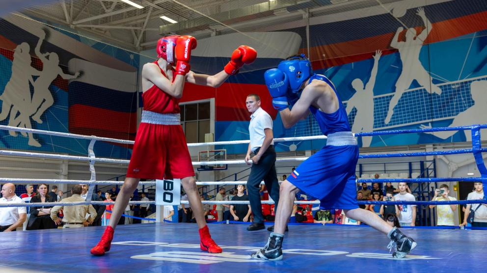 В станице Суворовской на Ставрополье прошли первенства СКФО по боксу