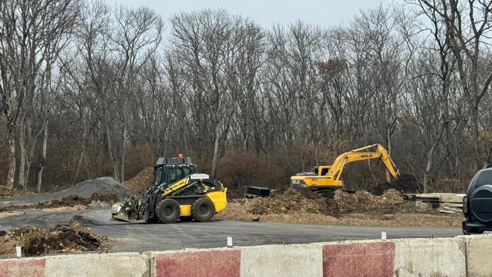 В Железноводске строят новую дорогу к остановке «Спутник»
