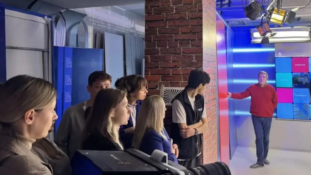 Студенты Белгородского университета кооперации посетили краевой телеканал