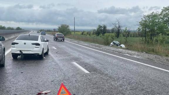 Два человека получили травмы в ДТП на подъезде к Ставрополю