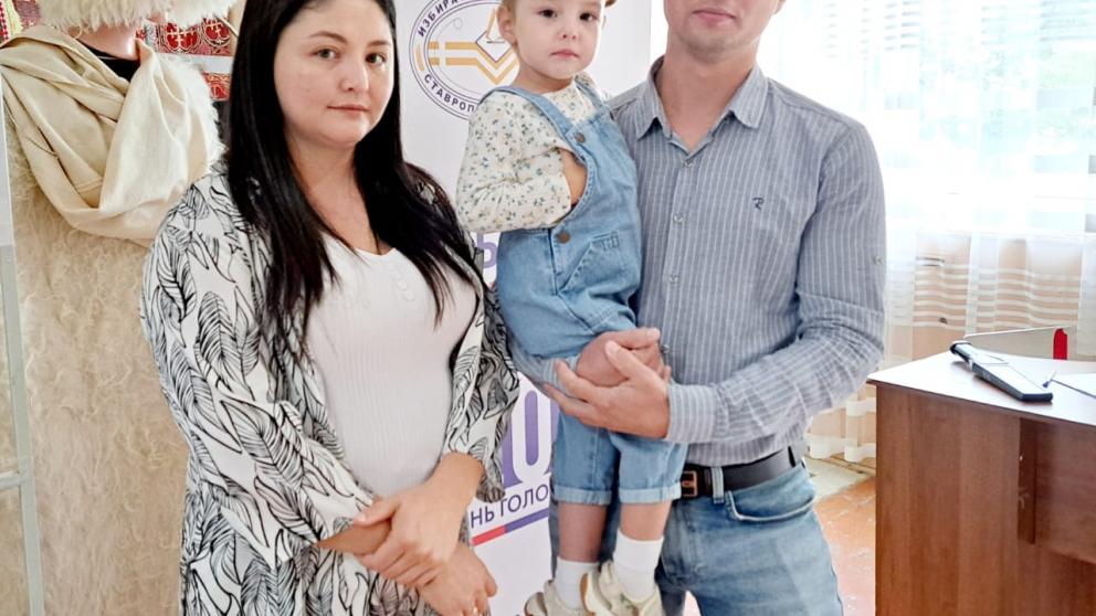 Победители конкурса «Семья года» присоединились к голосованию в селе Канглы