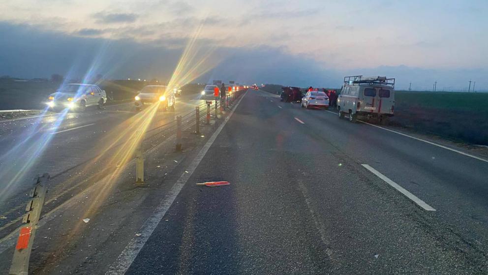 Водитель автомобиля погиб в ДТП на Ставрополье