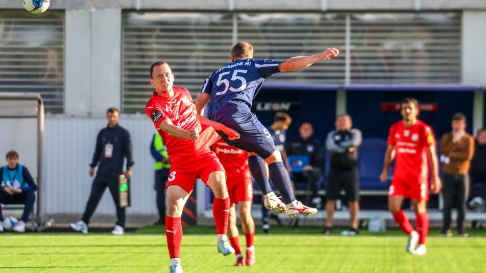 Футболисты пятигорского «Машука-КМВ» добыли волевую победу в Ленинградской области