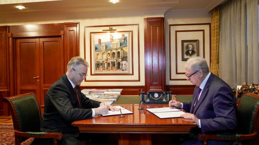 Губернатор Ставрополья заключил соглашение о сотрудничестве с ректором МГИМО