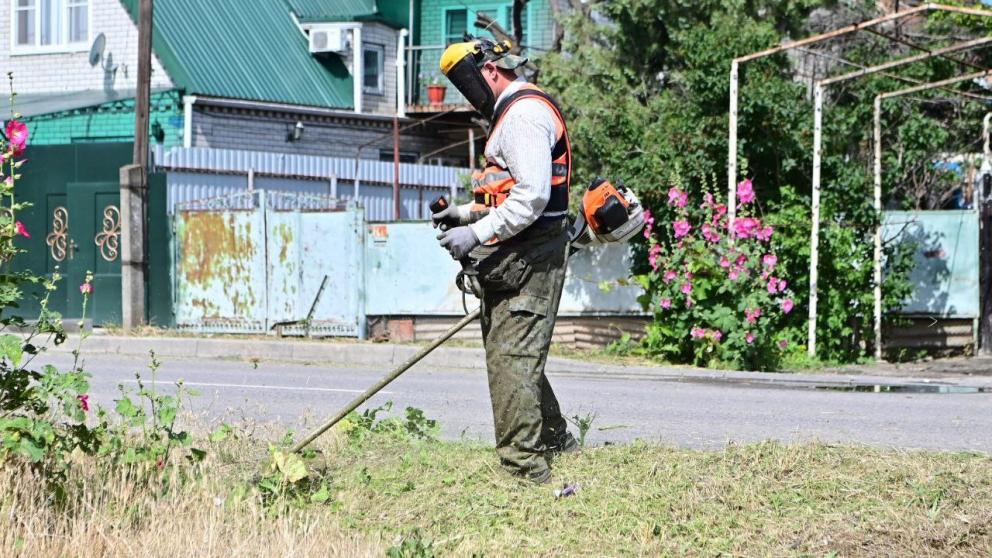 Свыше 2 тысяч квадратов территорий обрабатывают от сорняков в Будённовском округе