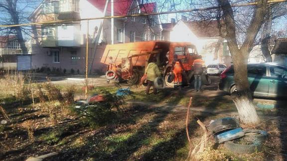 В Невинномысске ещё четыре улицы очистили от старых покрышек