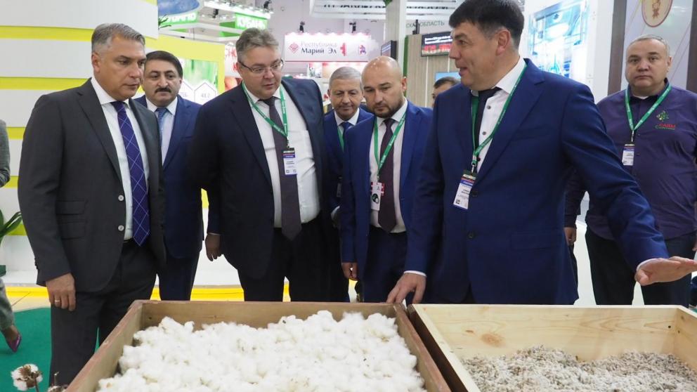 Ставрополье представило на «Золотой осени» хлопок и миндаль