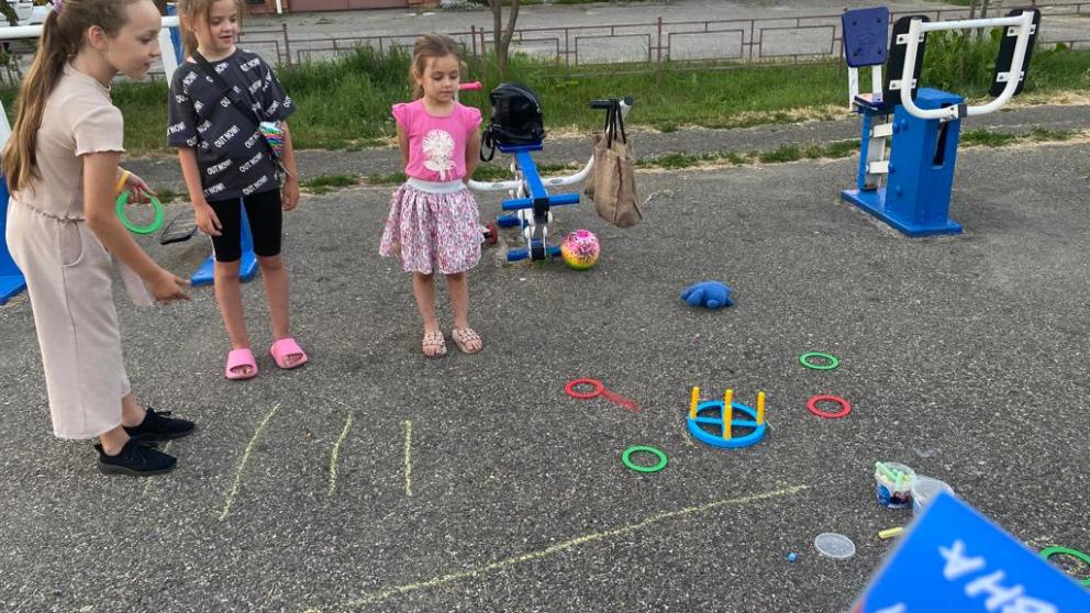 Занятия для детей проводят во дворах Ставрополя