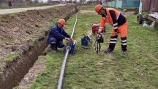 В селе Богдановка заменили часть уличного водопровода