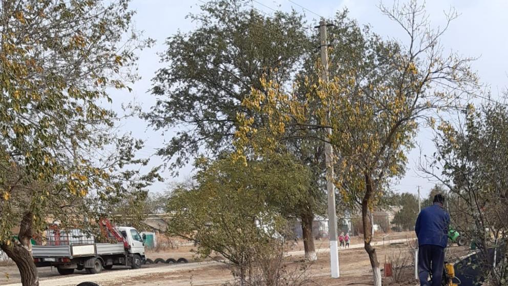 В ставропольском селе Октябрьском появились новые тротуары