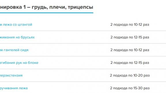 Набор веса в спортзале для худощавого типа телосложения: программа тренировок