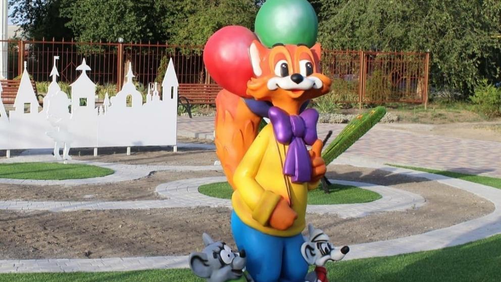 Благоустройство аллеи в ставропольском селе Левокумском завершится осенью