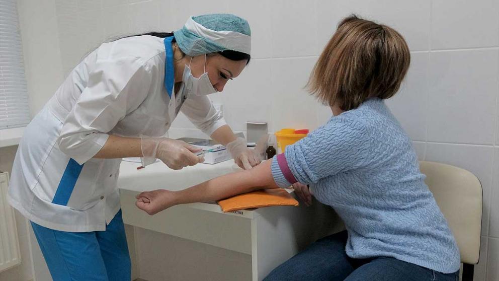 Акция по сдаче донорской крови проходит в Георгиевске