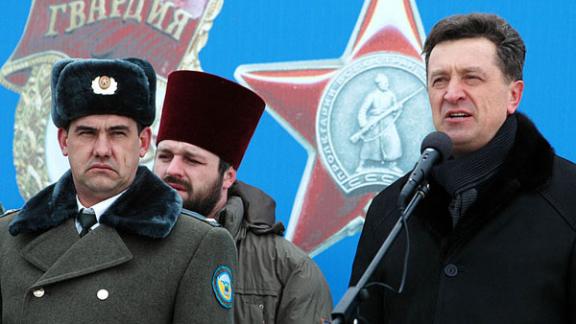 247-й десантно-штурмовой полк посетил губернатор Гаевский