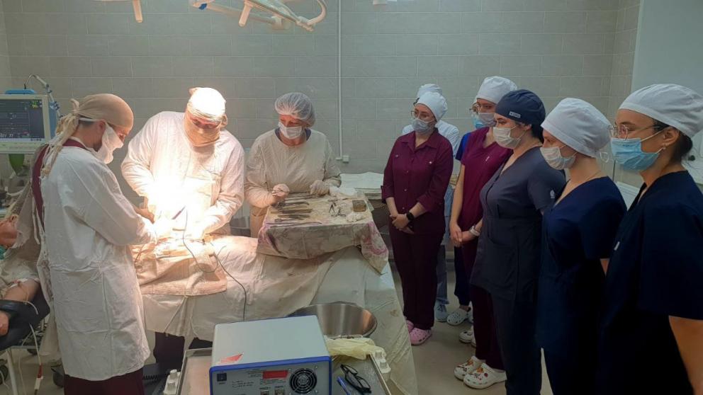 В Петровской райбольнице проходят практику студенты-медики