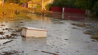 В Левокумском районе подтопило дома после сильного ливня