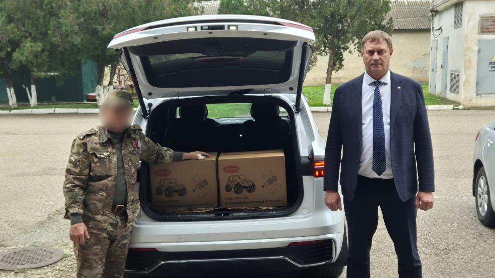 Бойцам СВО передали автономный дизельный отопитель из Благодарненского округа