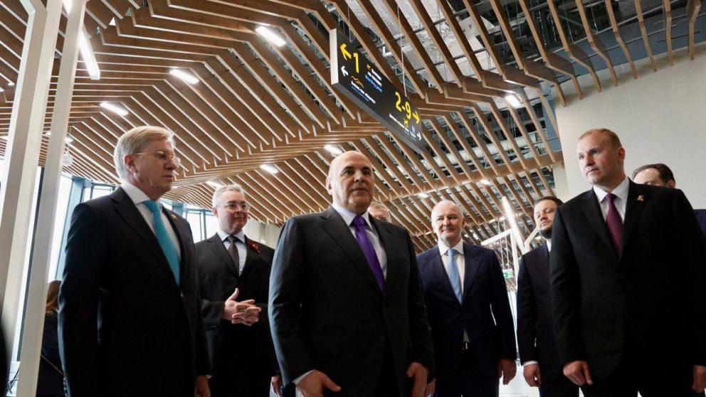 Михаил Мишустин высоко отозвался о новом терминале аэропорта Минеральных Вод