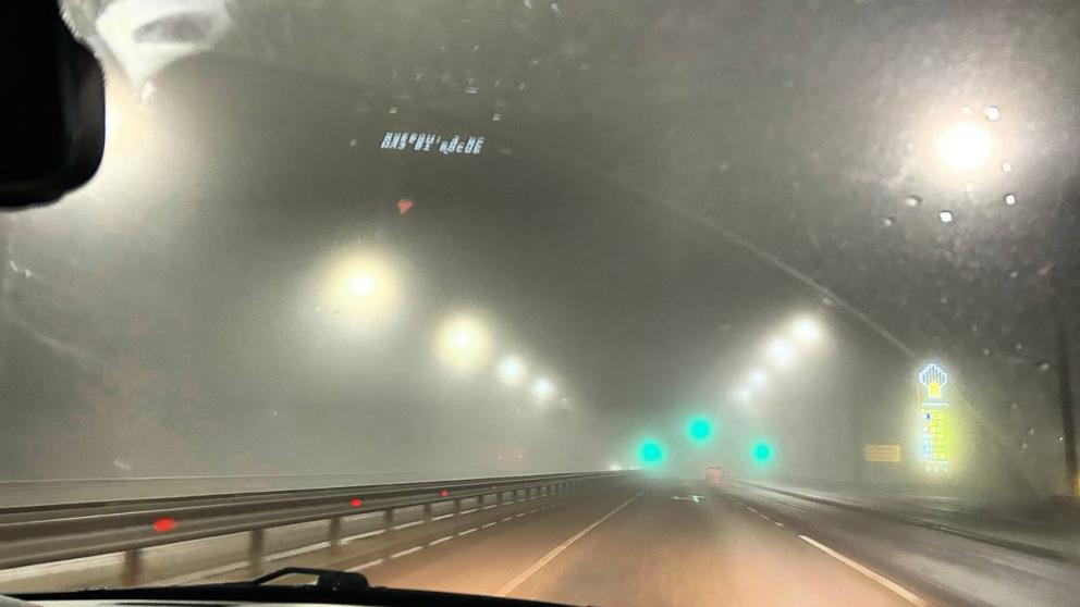 Сильный туман усложняет движение в Ноавоалександровском округе