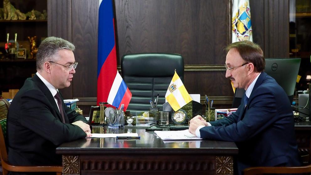 Губернатор Ставрополья провёл встречу с министром образования края