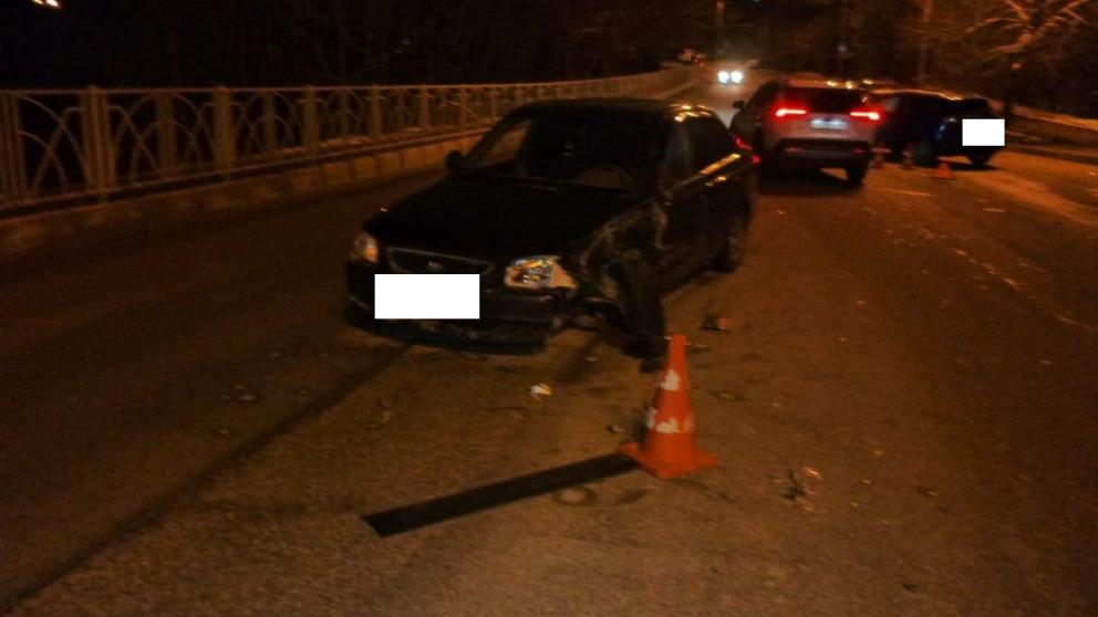 Две иномарки столкнулись на улице Вавилова в Ставрополе