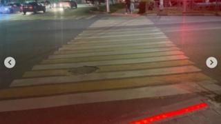 В Невинномысске появились лежачие светофоры