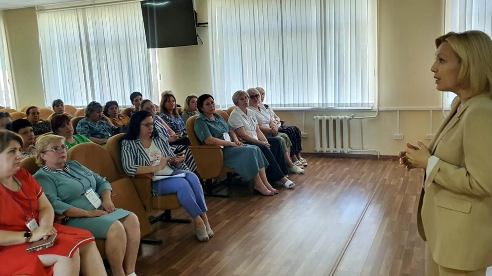 В Ставрополе депутат Госдумы РФ встретилась с Луганскими педагогами