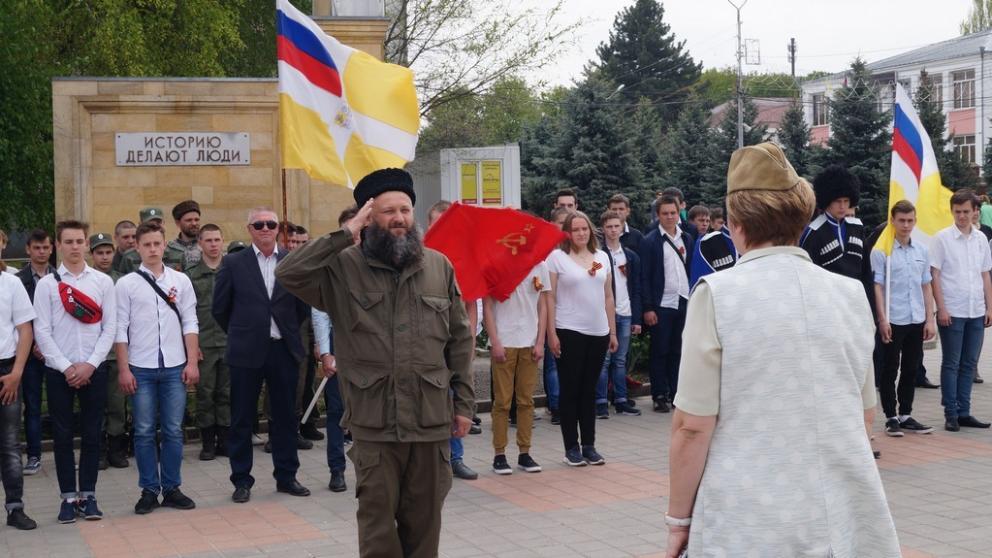 Казаки провели автопробег в Шпаковском районе