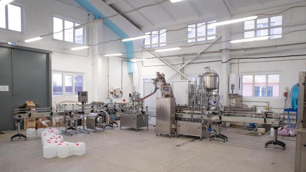 Ставропольские заводы наращивают выпуск антисептиков и оборудование для их фасовки