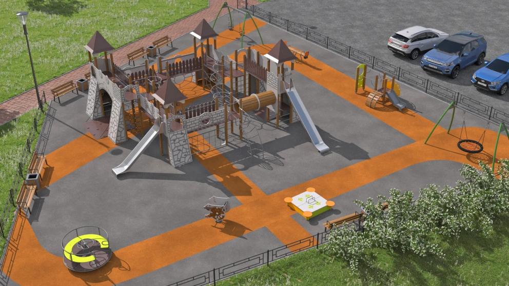 В северо-западной части Ставрополя приступают к благоустройству двух детских площадок 