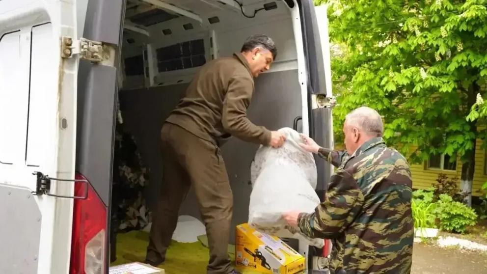 Жители Арзгирского округа Ставрополья направили очередную партию гуманитарной помощи в зону СВО