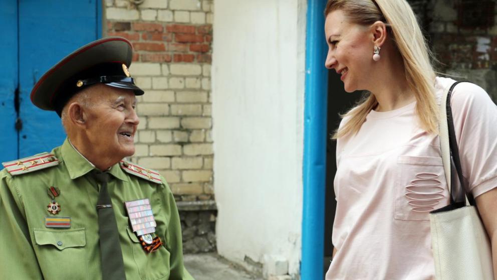 Как слушатели школы журналистики к ветеранам ходили