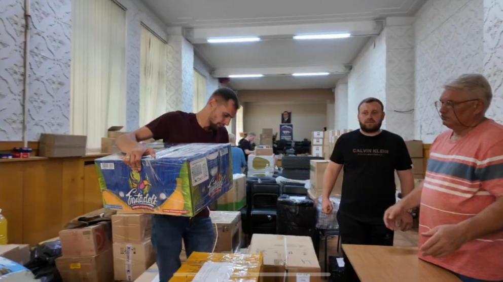 Пятигорск отправил пять машин с гуманитарной помощью