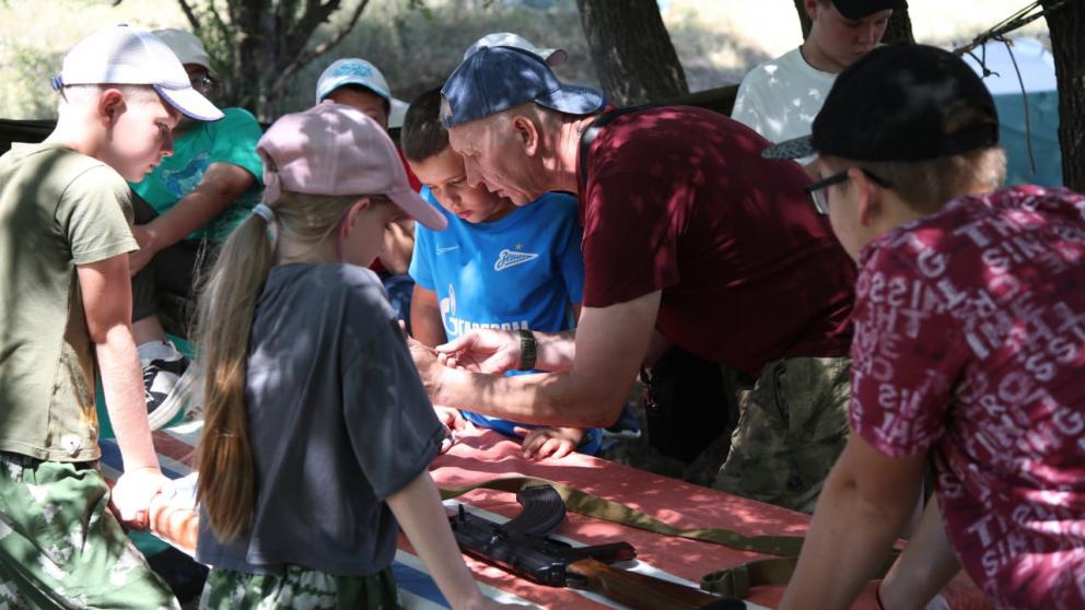 В Минераловодском округе Ставрополья прошли детские казачьи полевые сборы