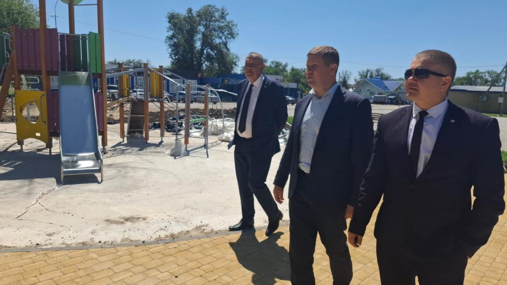 На Ставрополье проверили ход работ по благоустройству общественных территорий