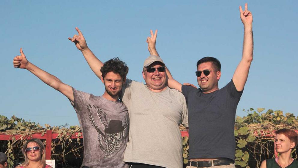 Команда «Ставрополки» выиграла «бронзу» первого в мире турнира по соломенному волейболу