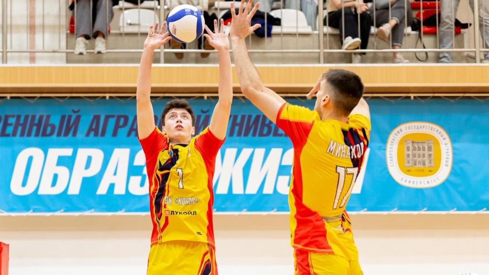 Волейболисты ставропольского «Колоса» добыли две победы в Буденновске  