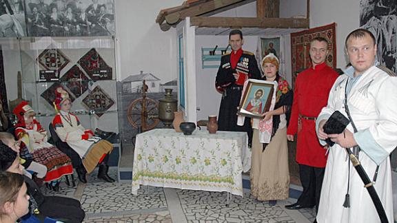 Проводы казака на службу устроили в ставропольском музее истории казачества