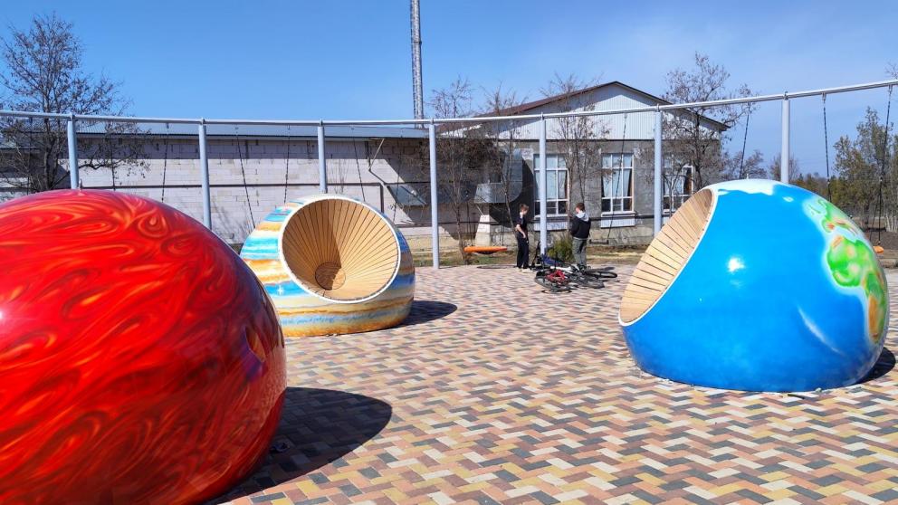 На Ставрополье благоустроили сквер имени Гагарина