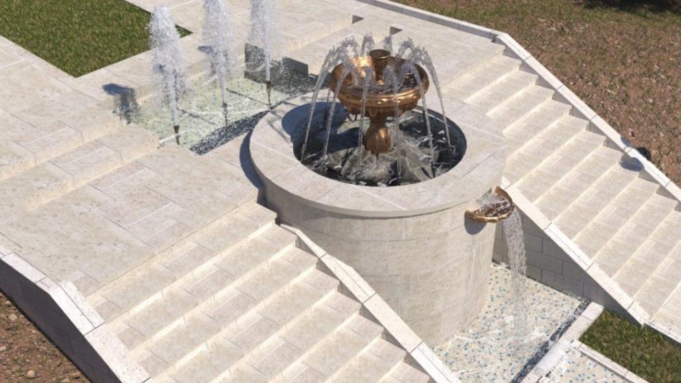 В Железноводске реставрируют историческую часть Каскадной лестницы