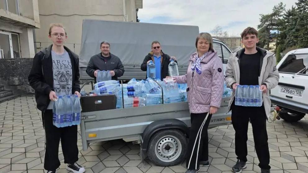 Из Предгорного округа направили очередной гуманитарный груз в Дагестан