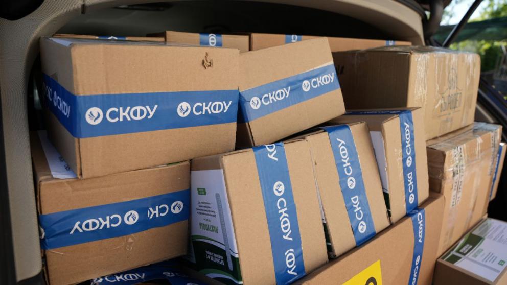 СКФУ оказал гуманитарную помощь и предложил образовательные возможности казачьей бригаде «Терек»